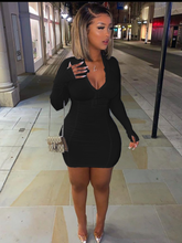 Load image into Gallery viewer, Unfriendly Hottie Bodycon Dress
