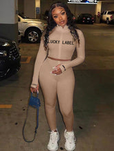 Load image into Gallery viewer, Lucky Label Exclusive Zip Up Matching Set

