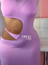 Load image into Gallery viewer, Purple Rain One Piece Cut Out Sundress
