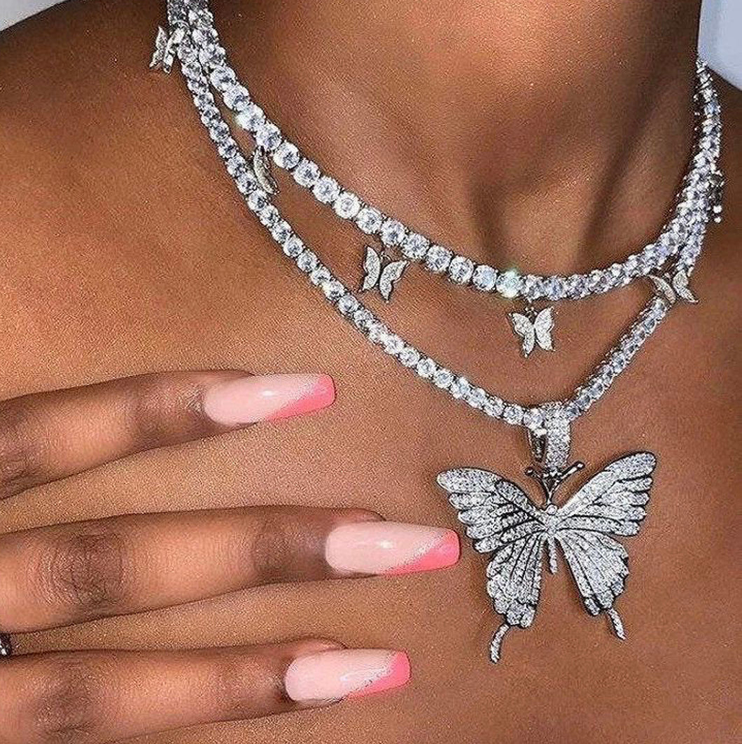 Adore You Butterfly Necklace Choker